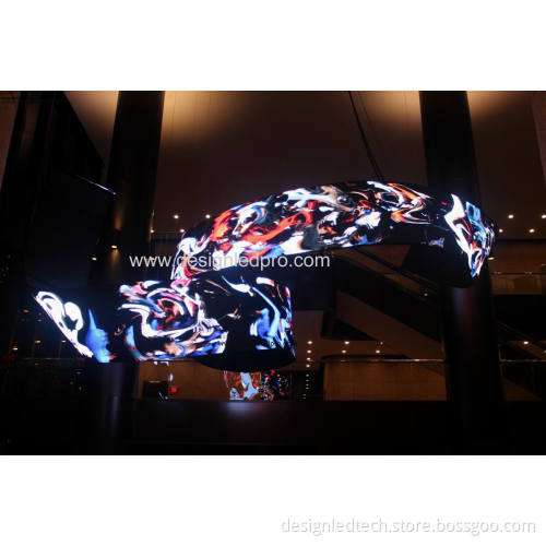 P6mm indoor flexible curved led screen